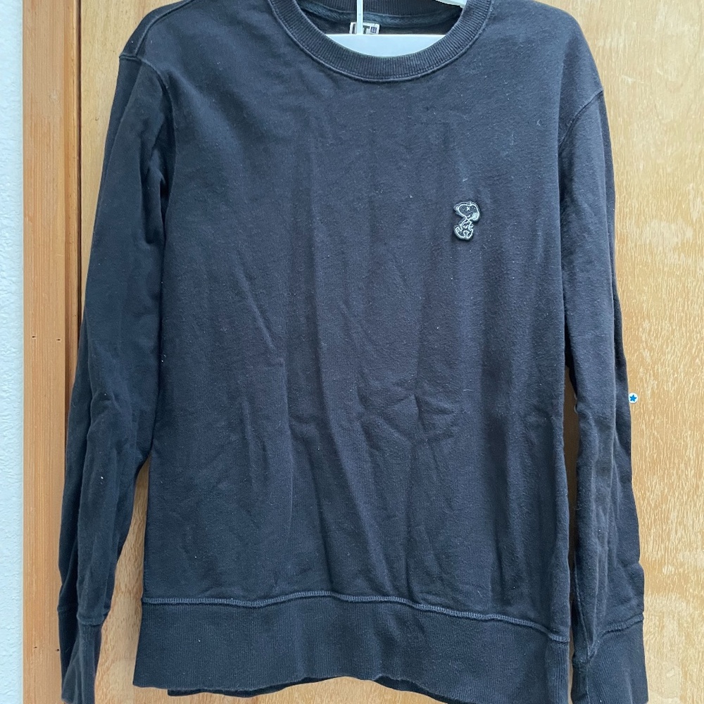 Uniqlo x Kaws x Peanuts Snoopy limited edition sweatshirt Black Women Size M